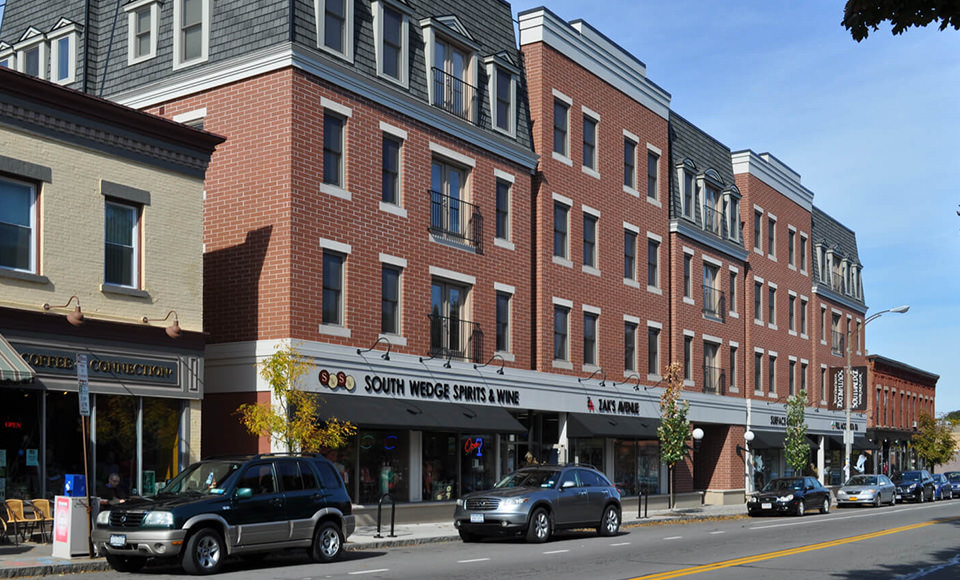 South and Hickory Place street view from South Avenue Rochester, NY